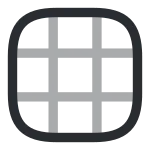 Grid 1 SVG Icon